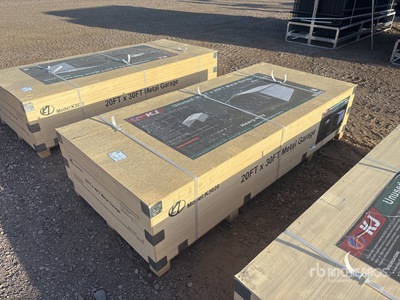2026 KJ K3020 20 ft x 30 ft x 14 ft Enclosed Wiata Samochodowa (Unused)