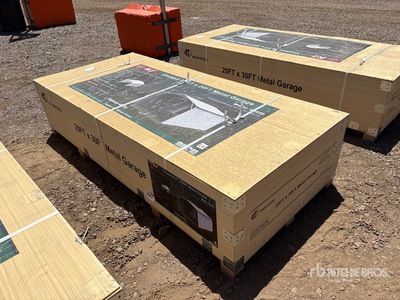 2026 KJ K3020 20 ft x 30 ft x 14 ft Enclosed Wiata Samochodowa (Unused)