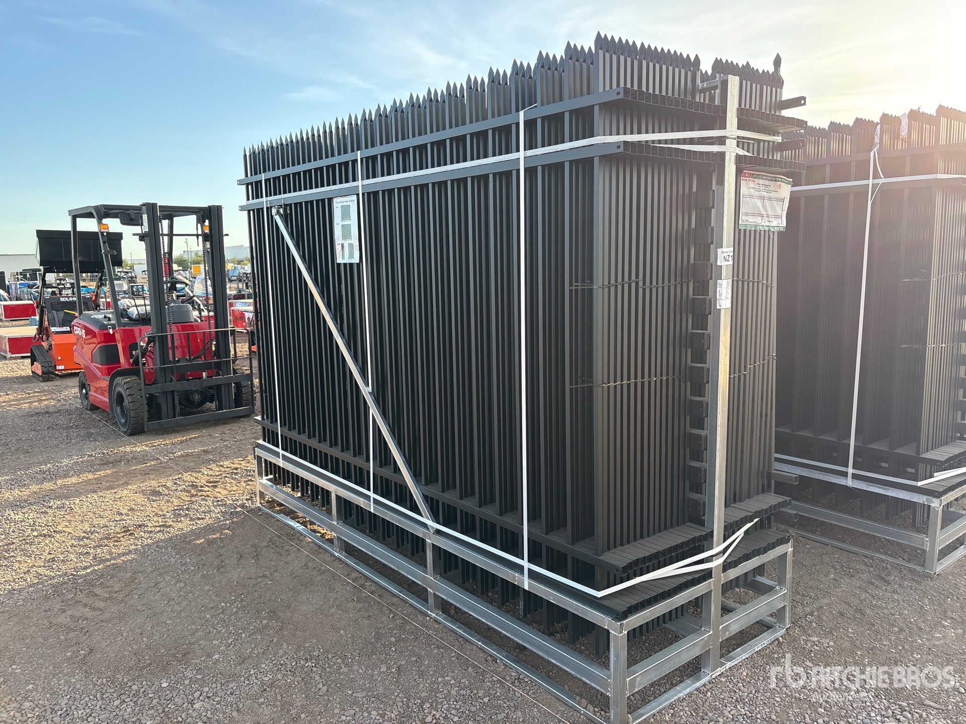 Quantity of (30) 2026 KJ K0710-30 10 ft x 7 ft Powder Coated Fencing (Unused)
