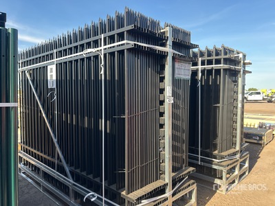 Quantity of (30) 2026 KJ K0710-30 10 ft x 7 ft Powder Coated Fencing (Unused)