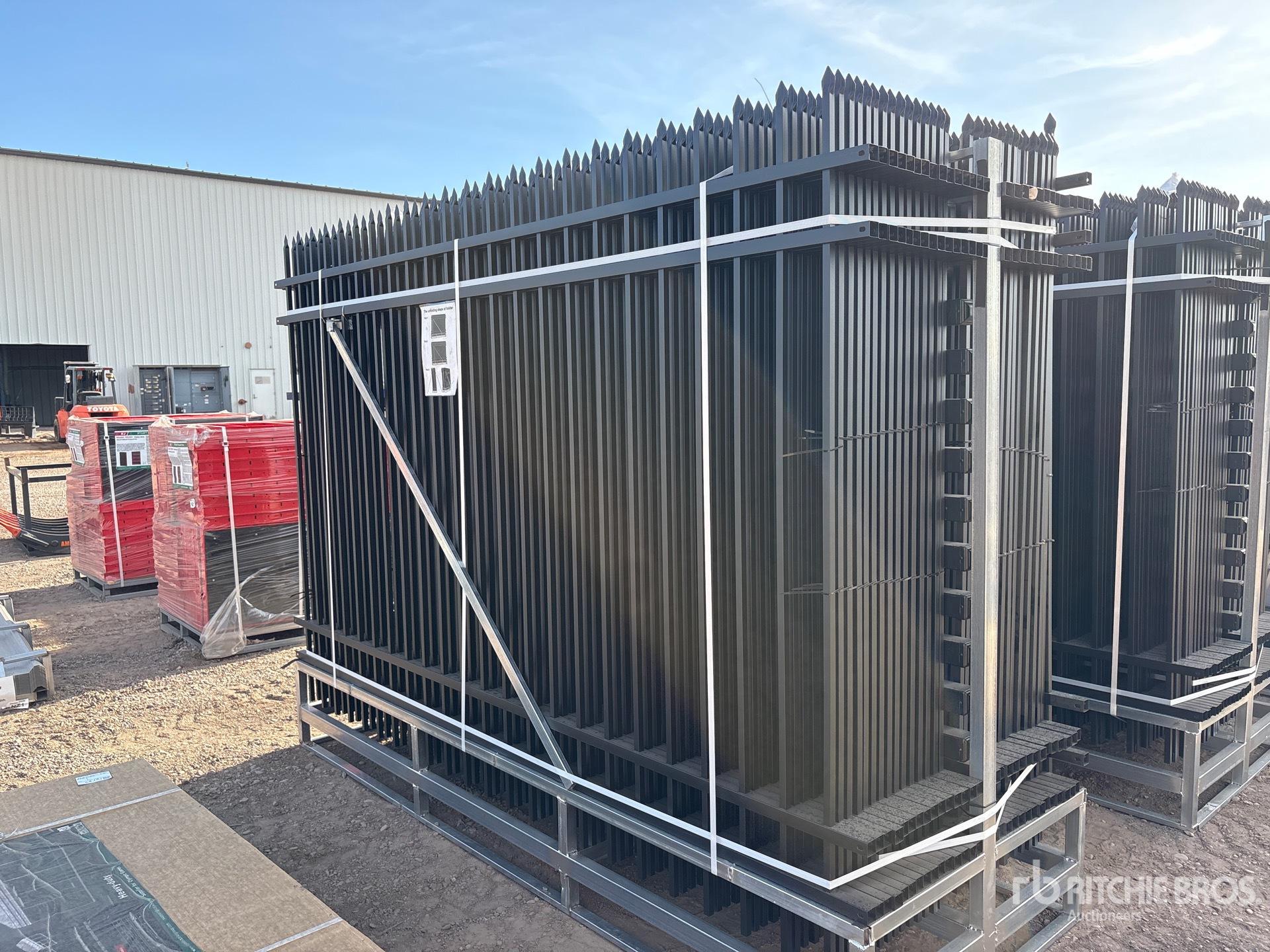 Quantity of (30) 2026 KJ K0710-30 10 ft x 7 ft Powder Coated Fencing (Unused)