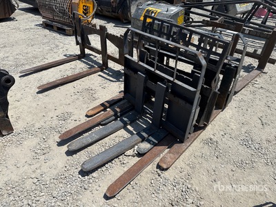 Quantity of (4) Skid Steer Forks