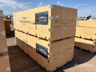 2026 KJ K4080 40 ft x 80 ft x 21 ft Prefabricated Metal Frame Storage Building (Unused)