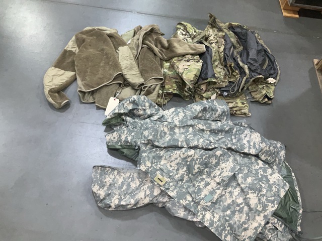 (25) Wet Weather Jackets, (8) Cold Weather Jackets & Assorted Items