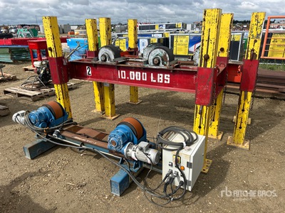 Quantity of (3) Electric Fabrication Pipe Rollers