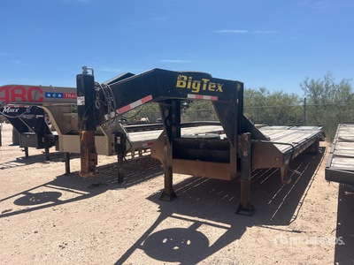 2009 Big Tex 30 ft T/A Gooseneck Remorque pour équipement