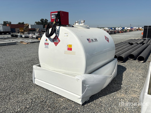 2026 AM-Tank 1000 1050 gal Skid Mounted Steel Diesel Fuel Tank (Unused)