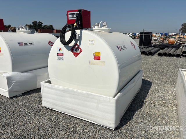 2026 AM-Tank 1000 1050 gal Skid Mounted Steel Diesel Fuel Tank (Unused)