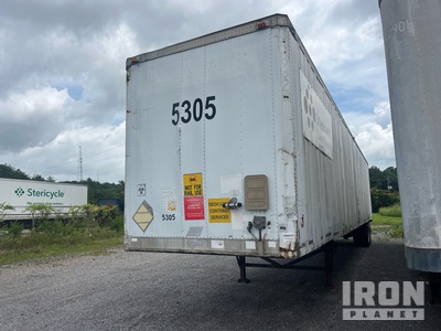 1993 Great Dane 6911TJWN 53 ft x 102 in T/A Van Trailer