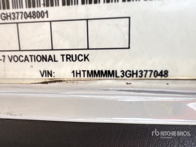 2016 International MV EC 4x2 Extended Cab Rollback Truck