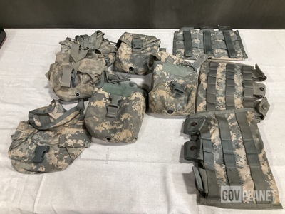 (159) Canten Pouches, (51) First Aid Kit Pouches & (156) M4 Three Mag Pouches