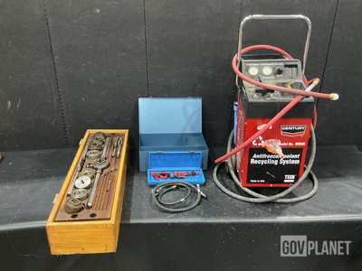 (1) Tap & Die Set, (1) Diesel Fuel Injector Nozzle Tester & Assorted Items