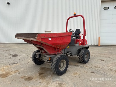 2012 Ausa D350AHG 3.5 t 4x4 Swivel Motobasculeur A Benne Rotative Dumper
