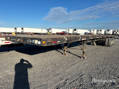 1984 Aztech 50 ft Tri/A Flatbed Trailer