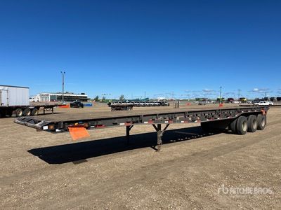2007 Doepker 48 ft Tri/A Flatbed Oilfield Trailer