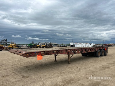 2006 Gerrys 50 ton 50 ft Tri/A Flatbed Oilfield Trailer