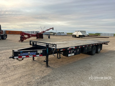 2014 Load Trail 26 ft T/A Remorque Basculante Pour Équipement