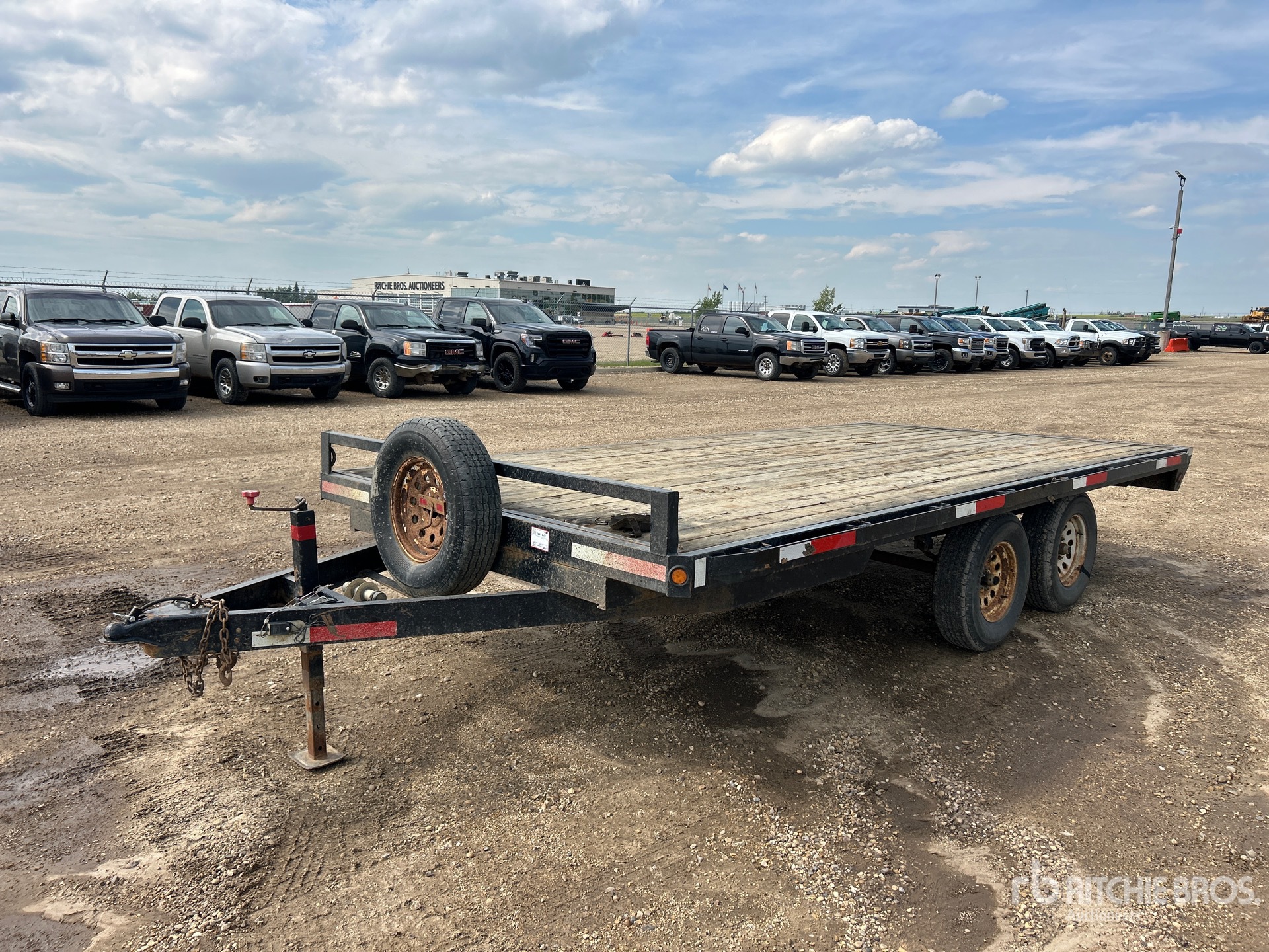 2012 Oasis 16 ft T/A Equipment Trailer