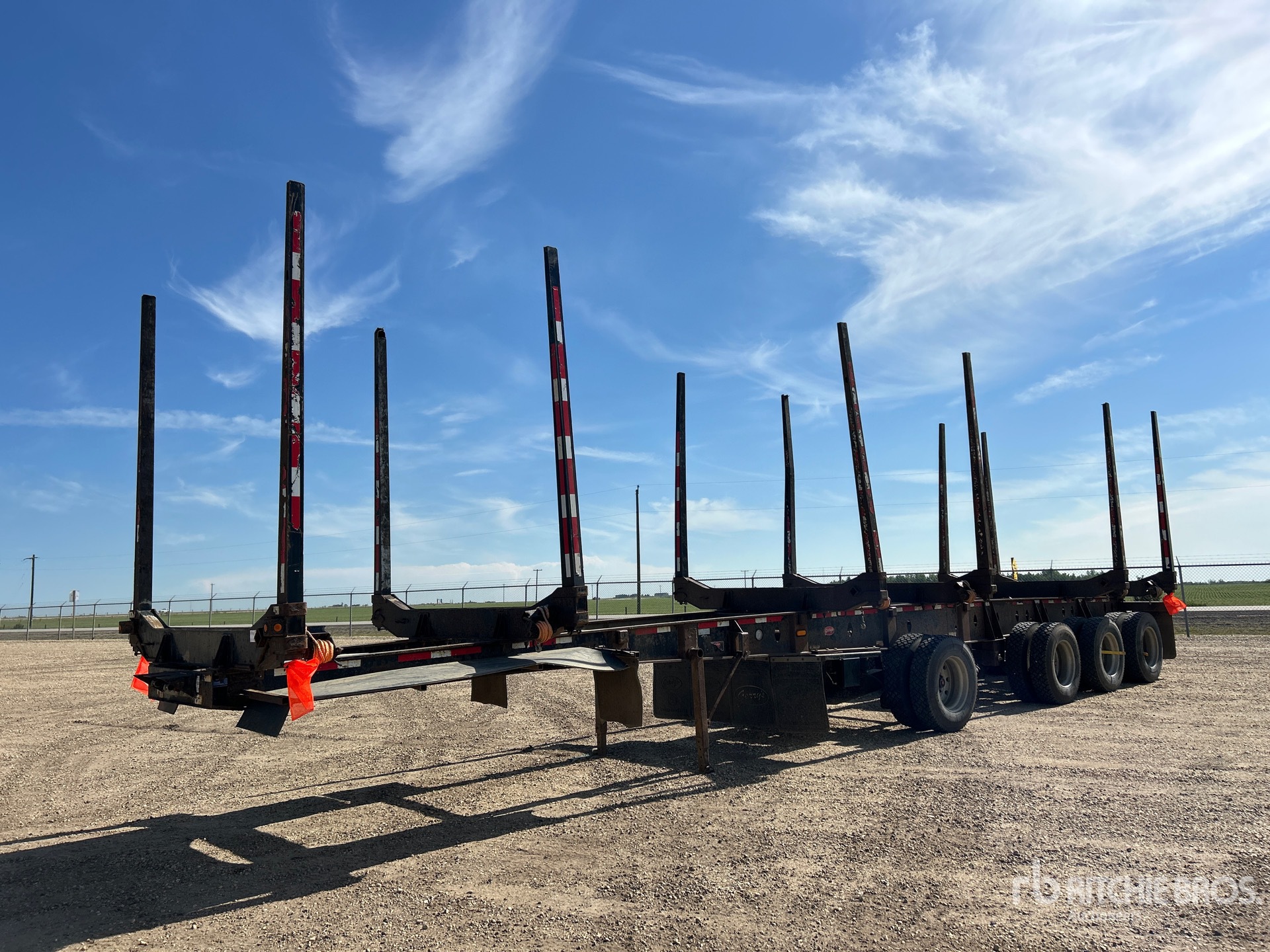 2019 Cross Country 50 ft Quad/A Hayrack Log Trailer