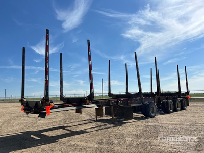 2019 Cross Country 50 ft Quad/A Hayrack Log Trailer