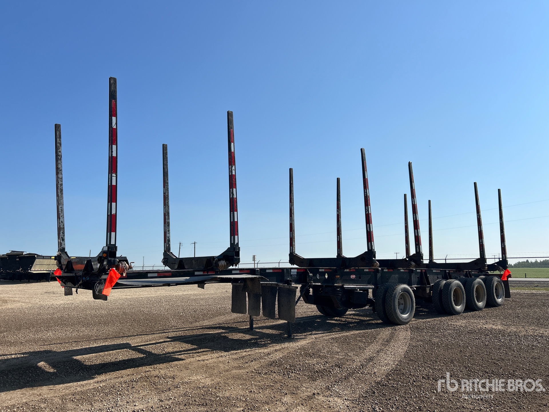 2018 Cross Country 48 ft Quad/A Hayrack Log Trailer