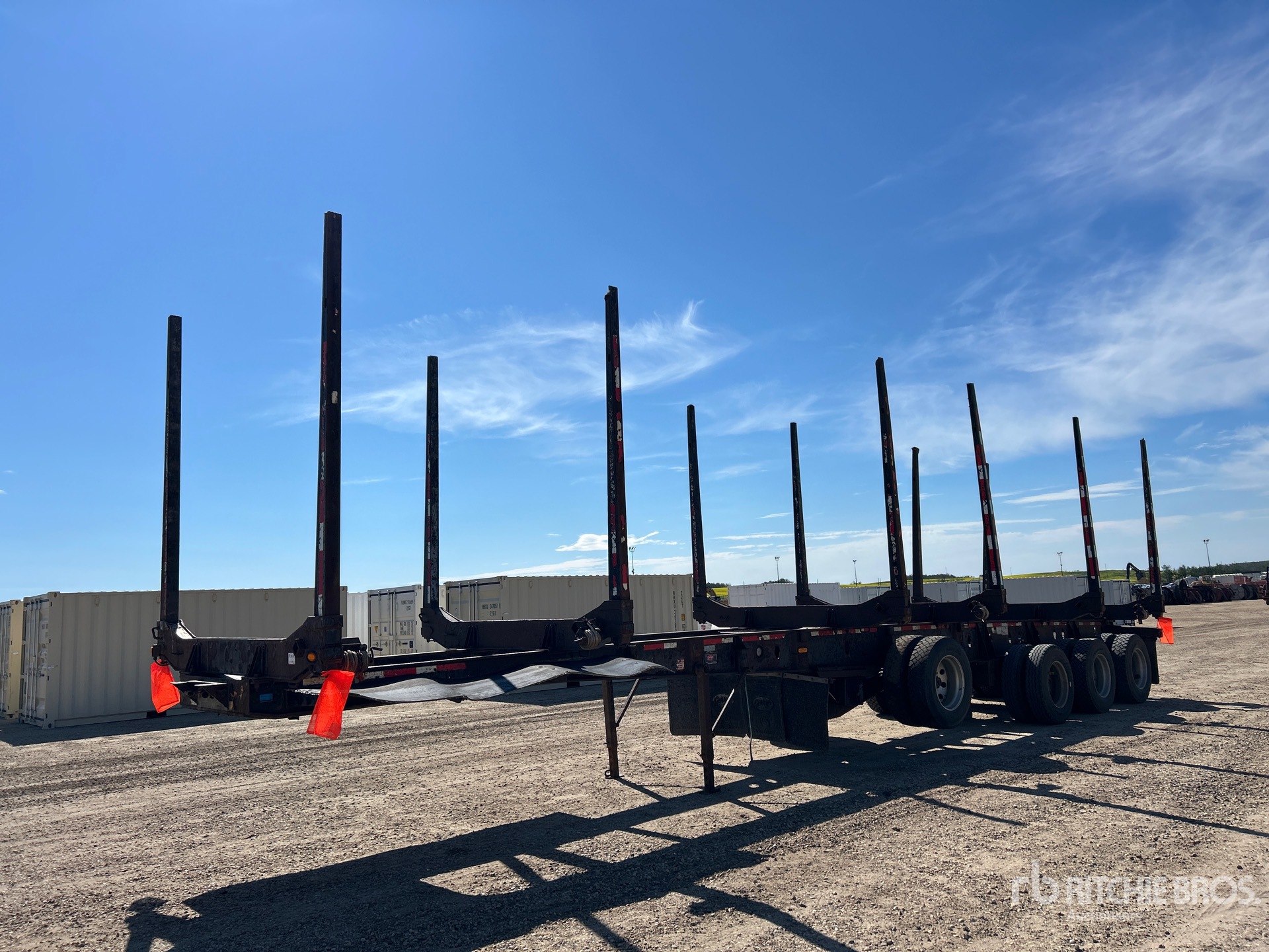 2017 Cross Country 48 ft Quad/A Hayrack Log Trailer