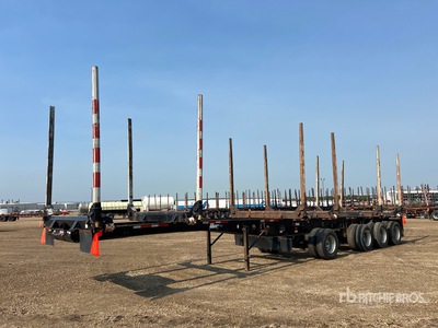 2021 Peak 5LF3X3T 50 ft Quad/A Hayrack Log Trailer