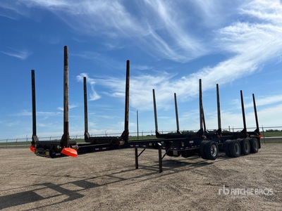 2019 Peak 5ILF3X3T 50 ft Quad/A Hayrack Log Trailer