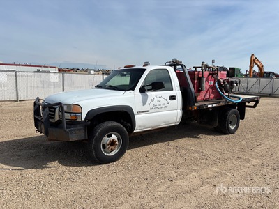 2007 GMC 3500 4x4 Flatbed Truck