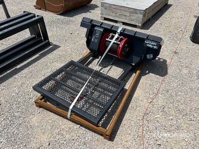 2026 GIYI LW45 Skid Steer Logging Winch Varios implementos minicargadora