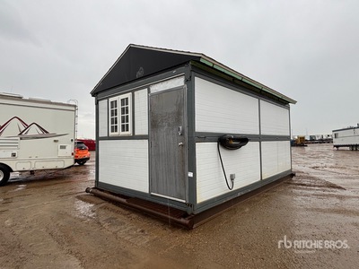 20 ft x 11 ft Skid-Mounted Tool Shed