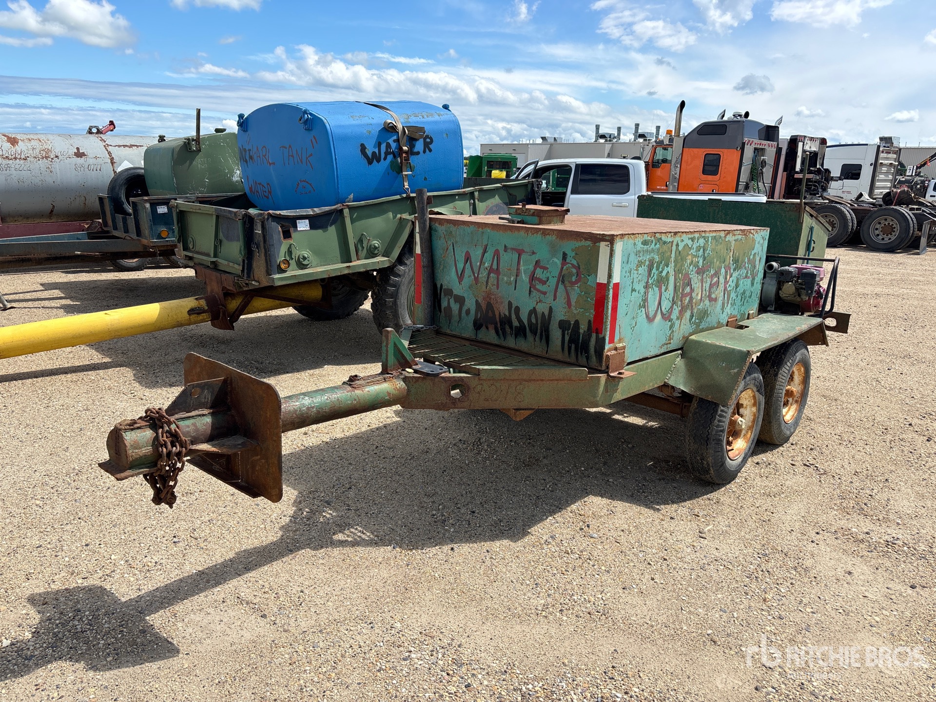 T/A Off-road Water Tank Trailer