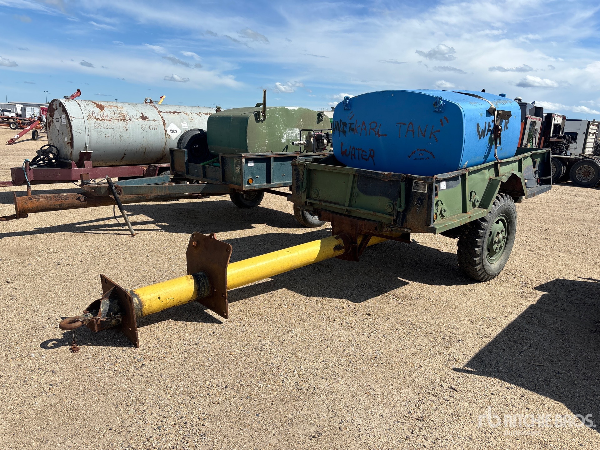 500 gal S/A Off-road Water Tank Trailer