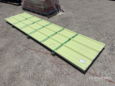 Quantity of (50) 2025 Kit Containers Steel R Panel (Unused)