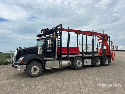 2019 International HX620 8x4 Self-Loading Log Truck