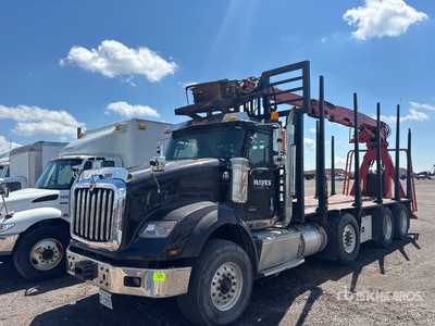 2019 International HX620 8x4 Self-Loading Log Truck