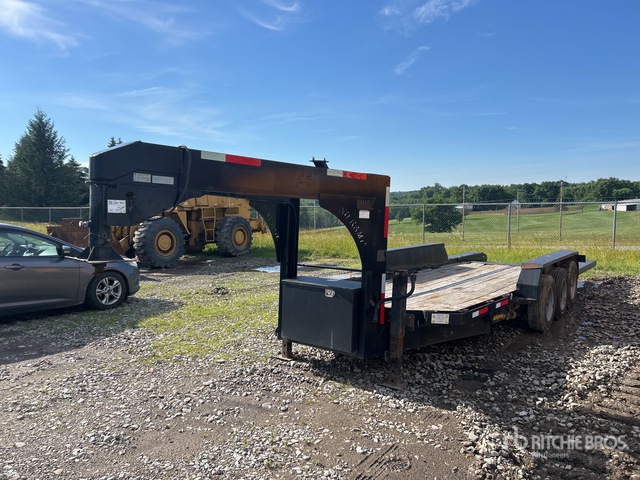 2019 Kemco U24GN 24 ft Tri/A Ground Load Trailer