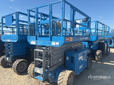 2013 Genie GS-4069RT 4x4 Dual Fuel Scissor Lift
