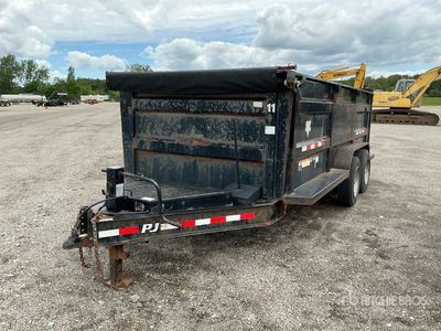 2019 PJ Trailers DK162 16 ft T/A Remolque Ligero de Volteo