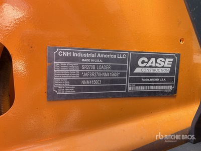 2022 Case SR270B Minicargador / Skid Steer Loader
