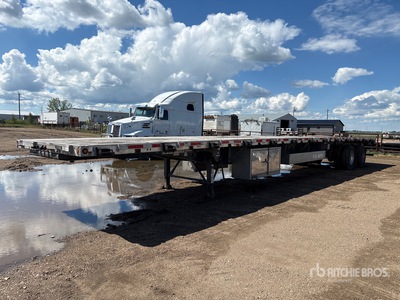 2020 Lode King 53 ft T/A Flatbed Trailer