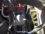 Engine with A/C Compressor