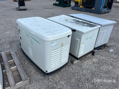 Quantity of (3) Generac Generator Set