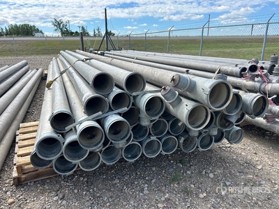 Quantity of (40) 6 in x 30 ft Main Line Irrigation Pipe