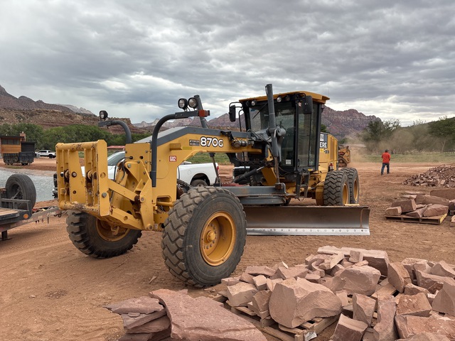 2010 John Deere 870G Motor Grader