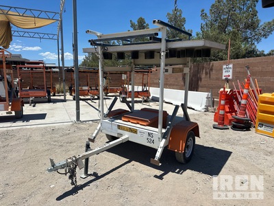 2008 (unverified) Solar Tech Silent Sentinel Solar Arrow Board (Inoperable)