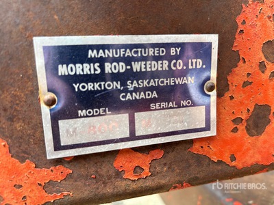 Morris 800 23 ft x 8 ft Hydraulic Chargeur de meules