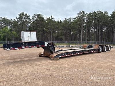 2023 Loadstar 60/60 Tri/A Double Drop Removable Gooseneck مقطورة لوبوي