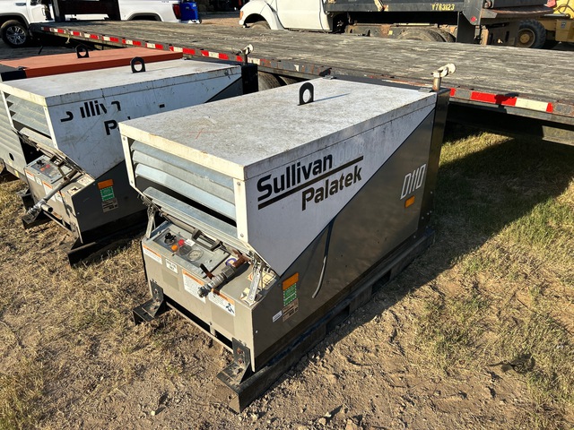 2021 Sullivan Palatek D110PKUW 110 cfm Skid-Mounted Air Compressor