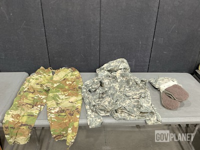 (11) Extreme Cold Weather Mitten Sets, (8) Wet Weather Parkas & Assorted Items